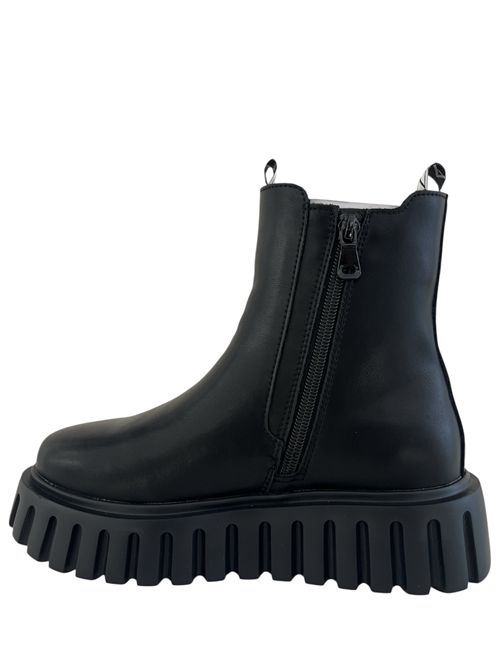 Stivali neri logo PATRIZIA PEPE | PJ982.01NERO